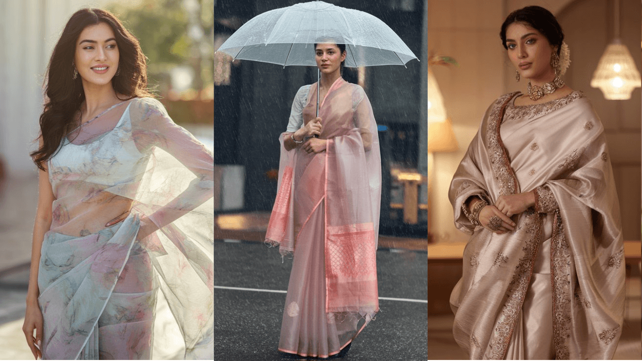 Organza Sarees For Different Seasons