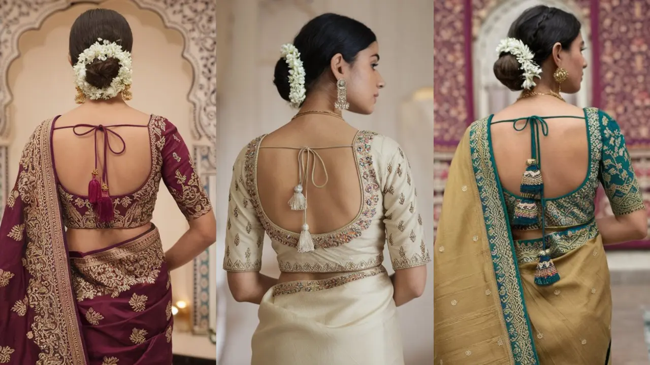 Traditional and Embrodiered Back Designs for Blouses